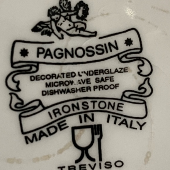 Pagnossin Ironstone soup bowl 9 inchSet of (4) Firm Price - Picture 2 of 11